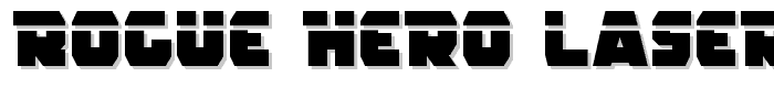 Rogue Hero Laser font